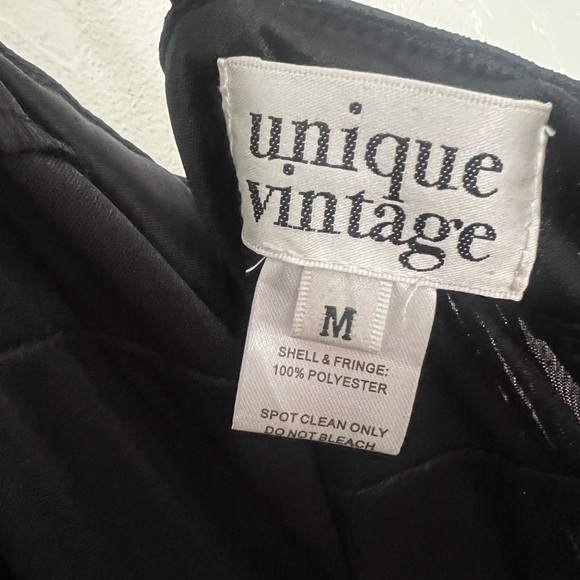 NWOT Flapper Girl Fringe Dress Unique Vintage - Picture 6 of 8